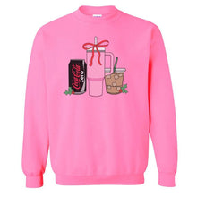 Load image into Gallery viewer, ‘We’re Girls’ Holiday Drink Crewneck Sweatshirt