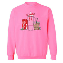 Load image into Gallery viewer, ‘We’re Girls’ Holiday Drink Crewneck Sweatshirt