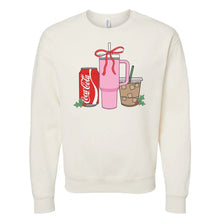 Load image into Gallery viewer, ‘We’re Girls’ Holiday Drink Crewneck Sweatshirt
