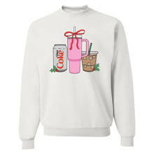Load image into Gallery viewer, ‘We’re Girls’ Holiday Drink Crewneck Sweatshirt