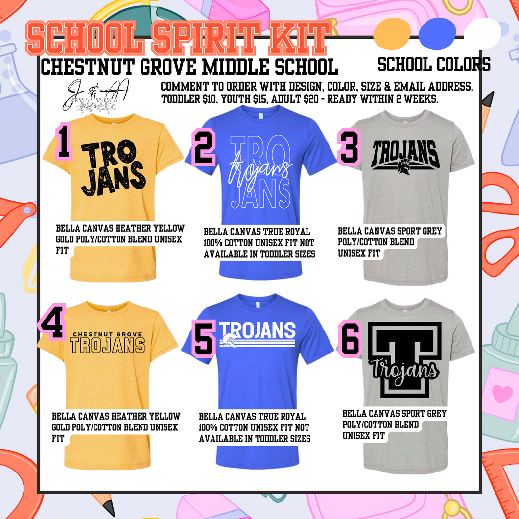 Chestnut Grove Middle School - School Spirit