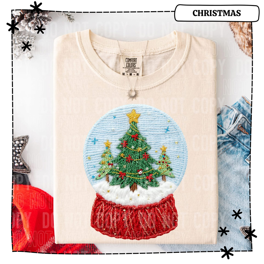 Snow Globe Faux Yarn