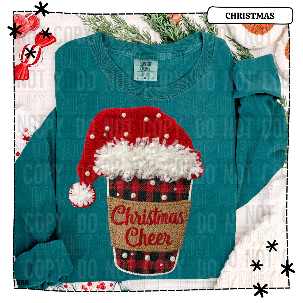 Christmas Cheer Coffee Faux