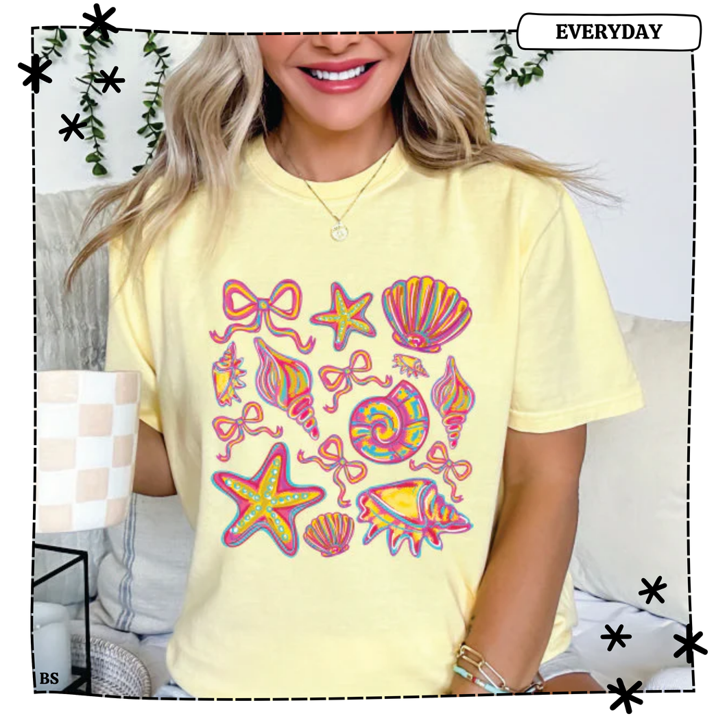 Coquette Seashell Preppy Collage