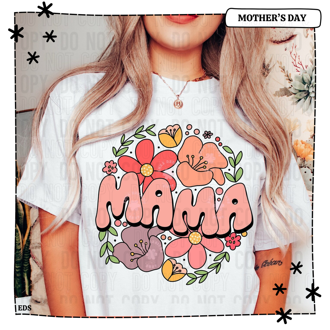 Mama Floral Pastel