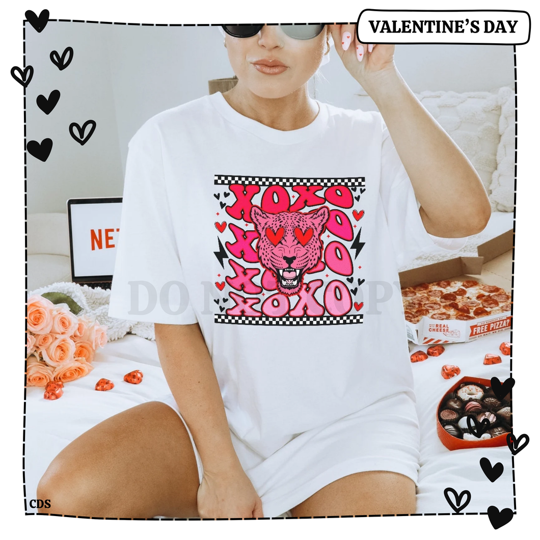 Retro Valentine Leopard