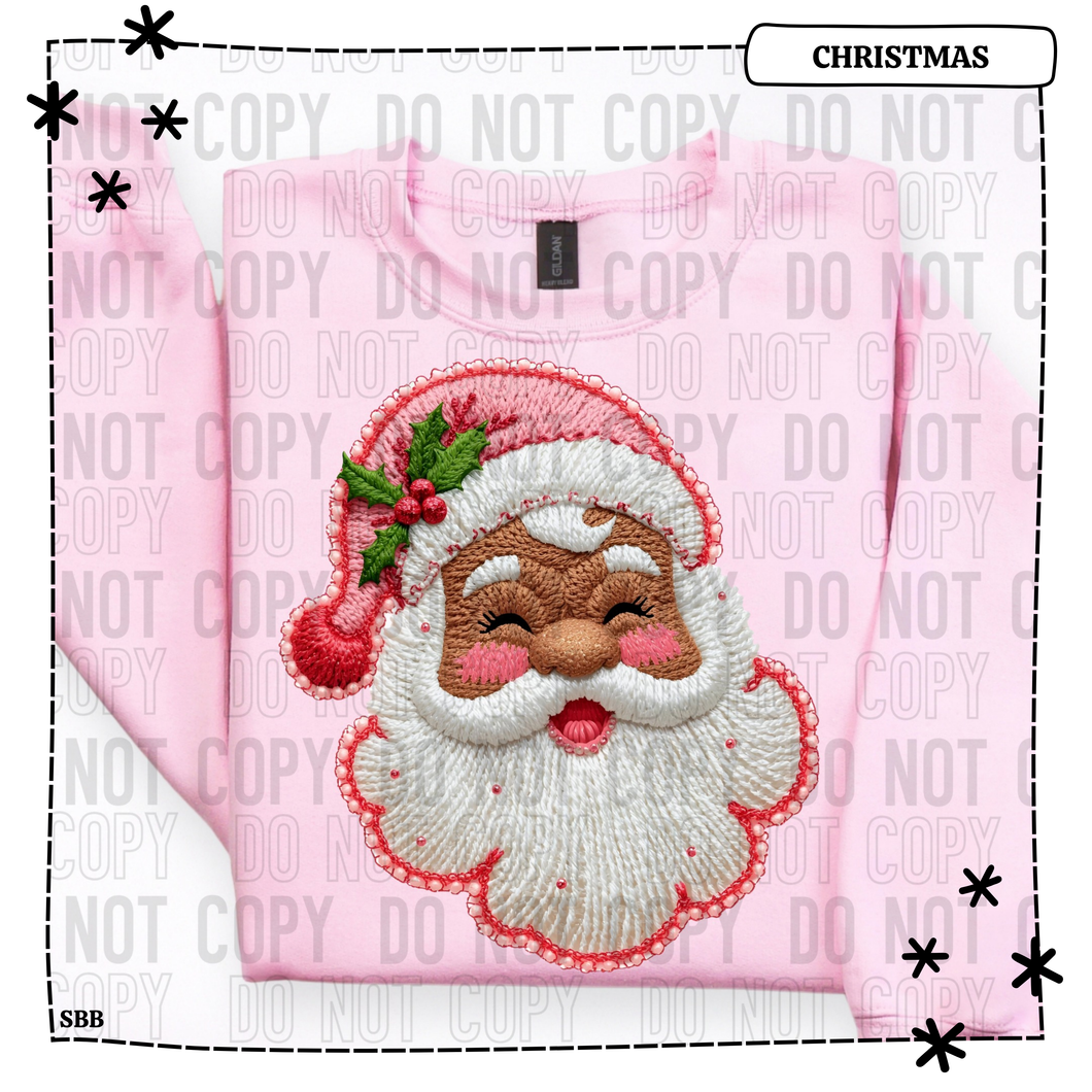 Santa Pink Faux Yarn
