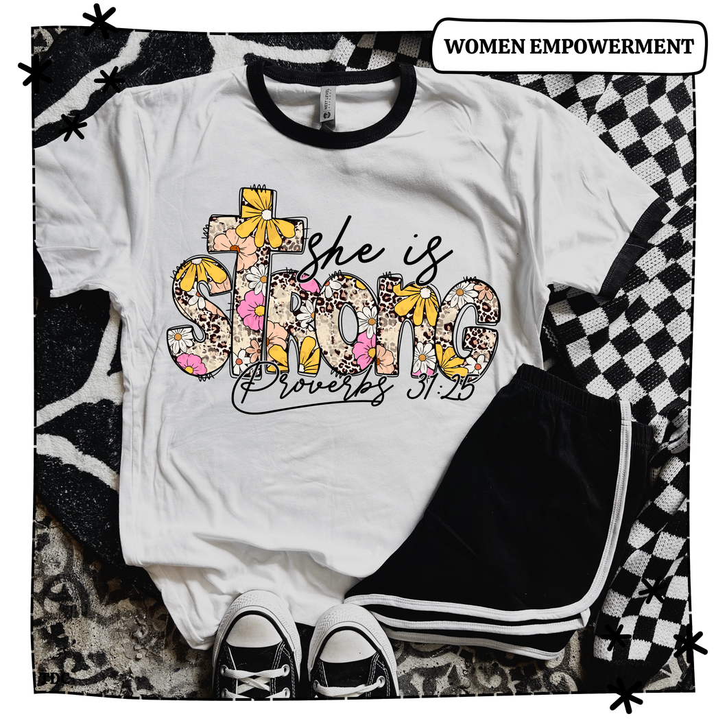 She is strong floral